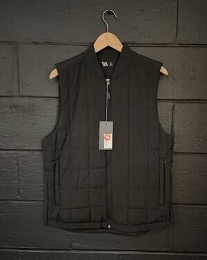 VRST Men’s Insulated Winter Vest Black Quilted Small Original MSRP $98 Rn#104141